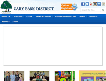 Tablet Screenshot of carypark.com